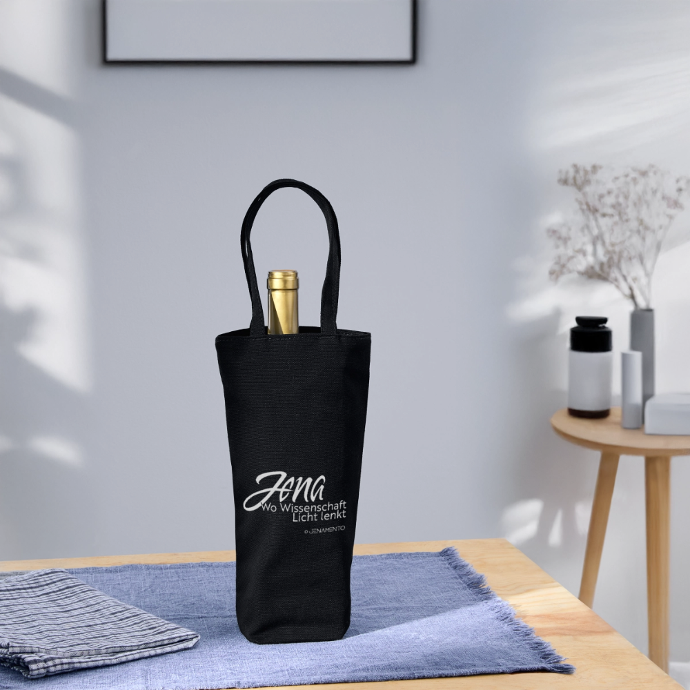 Geschenkbeutel für Flaschen - Schwarz