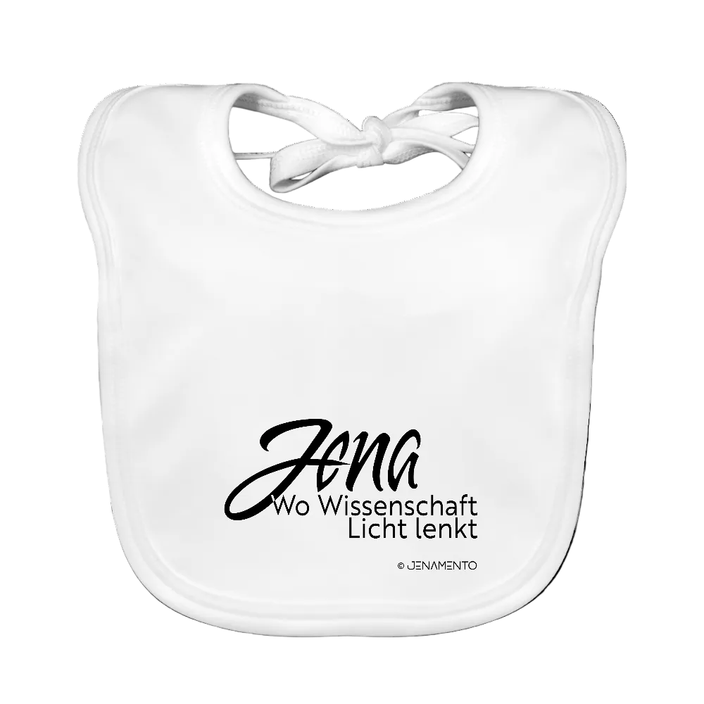 Baby-Lätzchen als Geschenk im Jena Lichtschrift Design