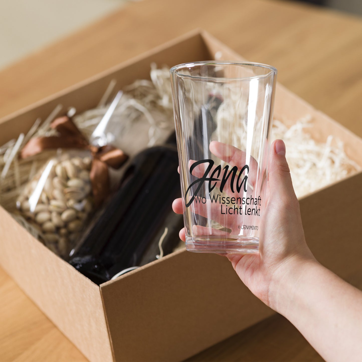 Jena Trinkglas als stilvolle Geschenkidee mit Stadtbezug
