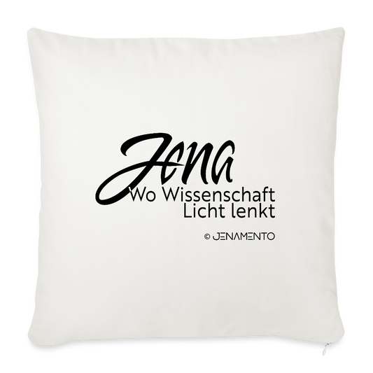 Sofakissen mit Füllung 44 x 44 cm - Naturweiß 