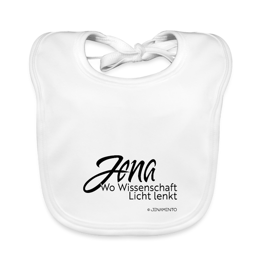 Baby-Lätzchen als Geschenk im Jena Lichtschrift Design