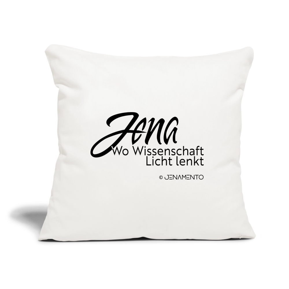 Dekokissen mit Jena Schriftzug im minimalistischen Stil