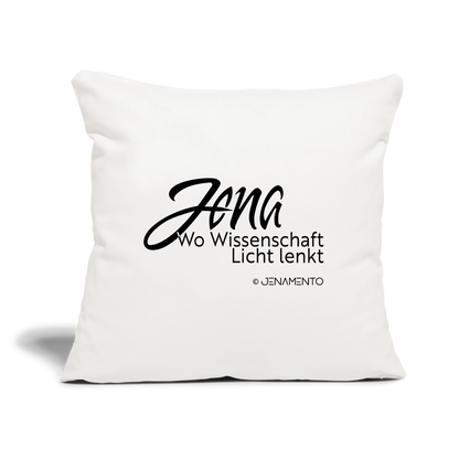 Dekokissen mit Jena Schriftzug im minimalistischen Stil