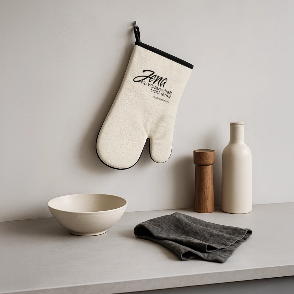 Design-Ofenhandschuh aus Jena als stilvolle Geschenkidee