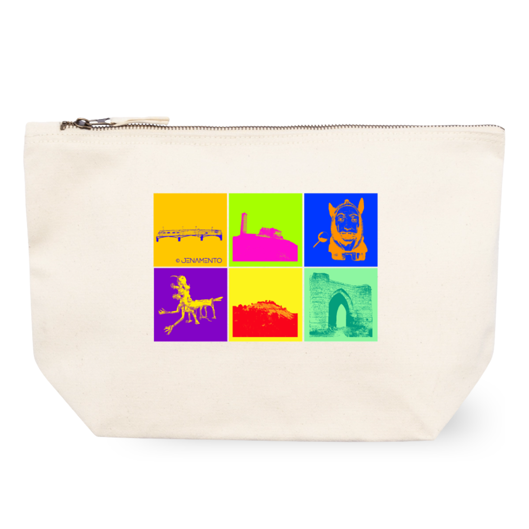 Kosmetiktasche mit Jena Pop-Art Design