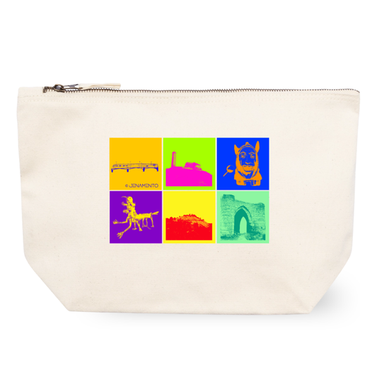Kosmetiktasche mit Jena Pop-Art Design