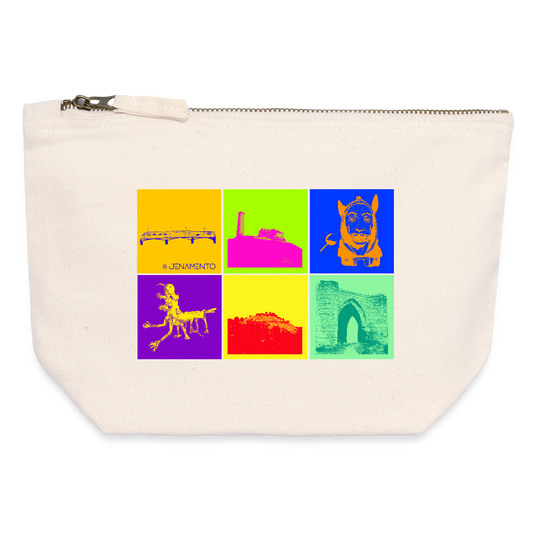 Kosmetiktasche mit Jena Pop-Art Design