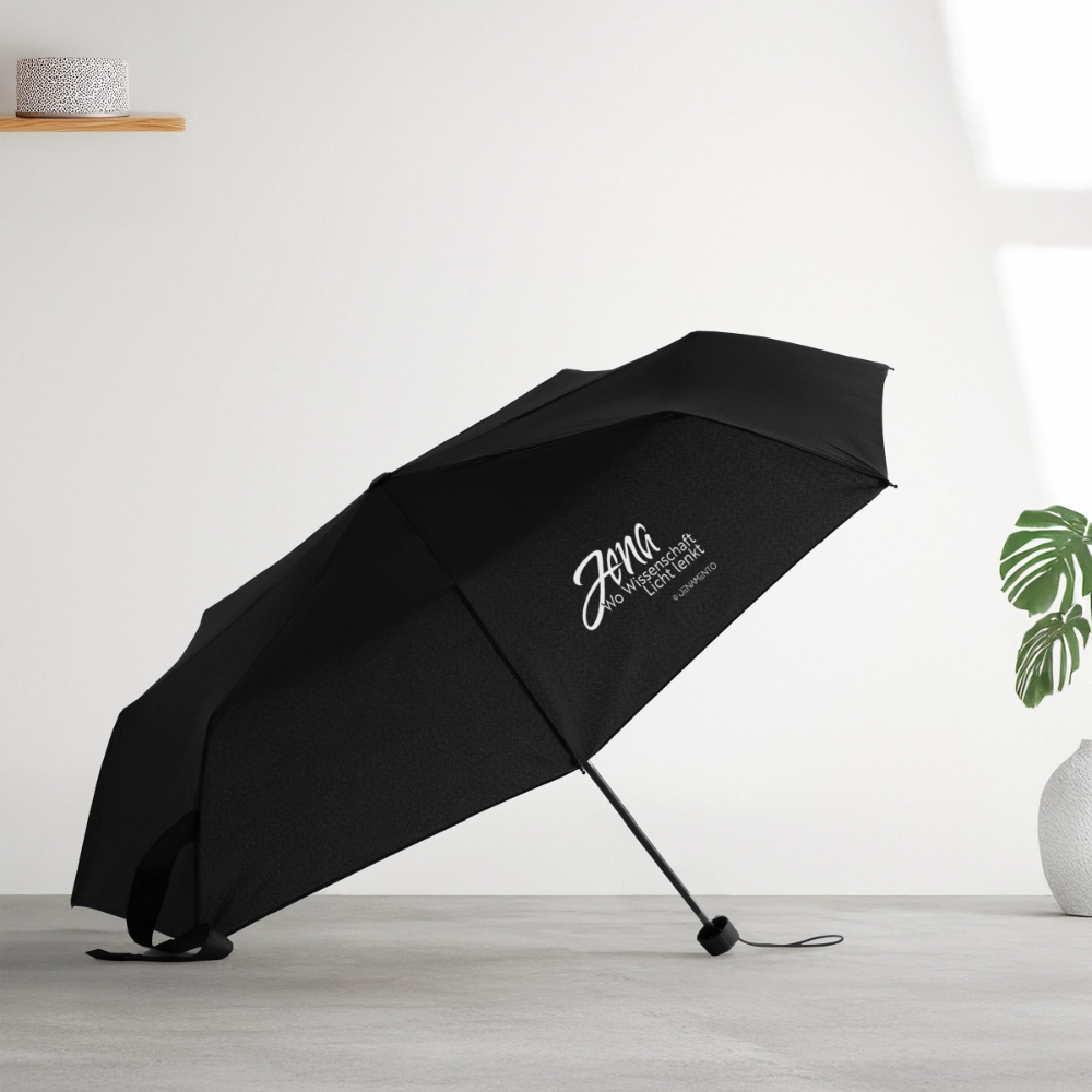 Zusammenklappbarer Jena Regenschirm im minimalistischen Design